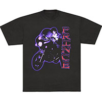 Prince- Motorcycle on a black shirt