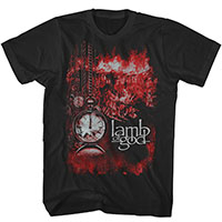 Lamb Of God- Album Cover on a black shirt