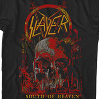 Slayer- South Of Heaven #2 on a black shirt