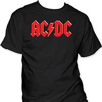 AC/DC- Logo on a black shirt (Sale price!)