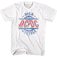 AC/DC- High Voltage on a white shirt