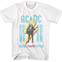 AC/DC- Who Made Who on a white shirt