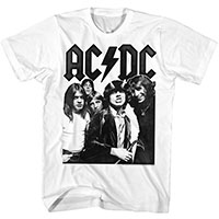 AC/DC- Highway To Hell Band Pic on a white shirt