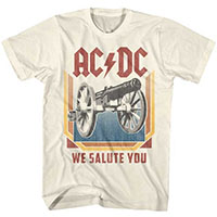 AC/DC- We Salute You on a natural shirt