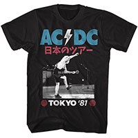 AC/DC- Tokyo '81 on a black shirt