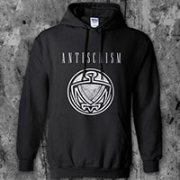 Antischism- Bird on a black hooded sweatshirt (Sale price!)