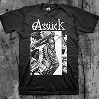 Assuck- Anticapital on a black shirt (Sale price!)