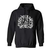 Broken Bones- Skull on a black hooded sweatshirt (Sale price!)