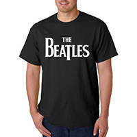 Beatles- Logo on a black shirt