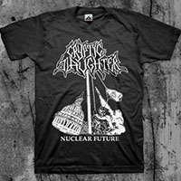 Cryptic Slaughter- Nuclear Future on a black shirt (Sale price!)