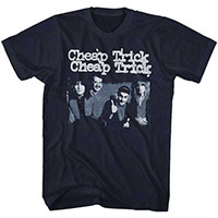 Cheap Trick- Band Pic on a navy shirt