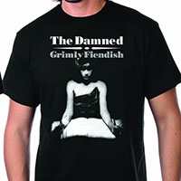 Damned- Grimly Fiendish on a black shirt (Sale price!)