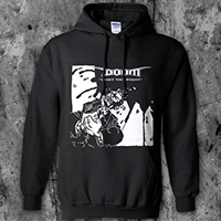 Doom- Lost The Fight on a black hooded sweatshirt (Sale price!)