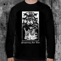 Darkthrone- Preparing For War on a black LONG SLEEVE shirt