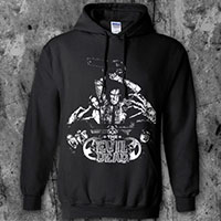 Evil Dead- Ash on a black hooded sweatshirt (Sale price!)