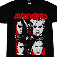 Avengers- Open Your Eyes on a black shirt