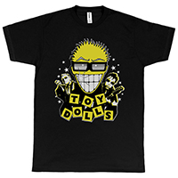 Toy Dolls- Band on a black shirt