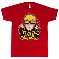 Toy Dolls- Band on a red shirt