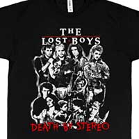 Lost Boys- Death By Stereo on a black shirt