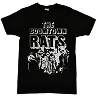 Boomtown Rats- Band on a black shirt