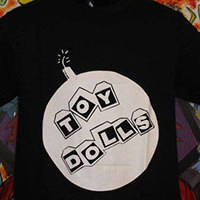 Toy Dolls- Bomb on a black shirt