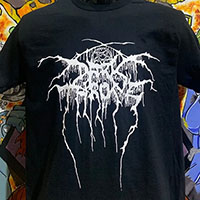 Darkthrone- Logo on a black shirt