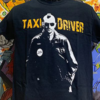 Taxi Driver- Travis (Mohawk & Jacket) on a black shirt