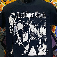 Leftover Crack- Riot on a black shirt