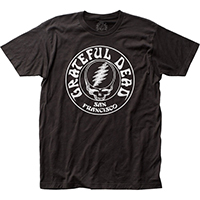 Grateful Dead- San Francisco Skull on a black shirt (Sale price!)