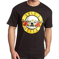 Guns N Roses- Bullet Design on a black shirt