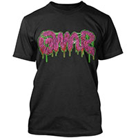 Gwar- Guts Logo on a black shirt