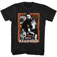 Halloween- Japanese Design (1978 Collage) on a black shirt