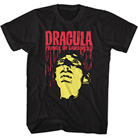 Hammer House Of Horror- Dracula, Prince Of Darkness on a black shirt