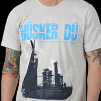 Husker Du- Don't Want To Know If You Are Lonely on a grey ringspun cotton shirt (Sale price!)