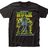 Marvel Comics- Incredible Hulk Transforming on a black shirt (Sale price!)