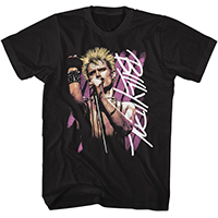 Billy Idol- Live Pic on a black shirt