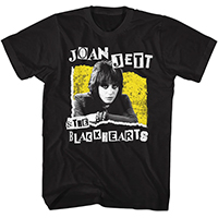 Joan Jett And The Blackhearts- Joan on a black shirt