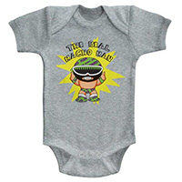 Macho Man Randy Macho- The Real Macho Man on a grey onesie (Sale price!)