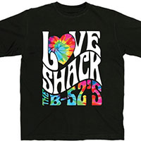 B-52s- Love Shack on a black shirt