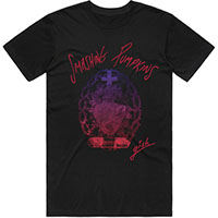 Smashing Pumpkins- Gish (Red Logo) on a black shirt