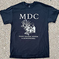 MDC- Lady Liberty on a black shirt