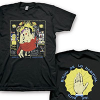 Jane's Addiction- Ritual De Lo Habitual on front, 1991 Tour on back on a black shirt