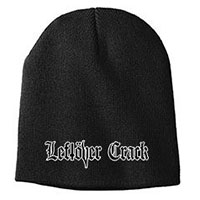 Leftover Crack- Logo embroidered on a black beanie