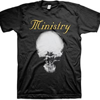 Ministry- The Mind Is A Terrible Thing To Taste on a black shirt