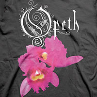 Opeth- Orchid on a black shirt