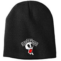 Subhumans- Skull embroidered on a black beanie