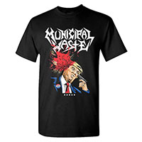 Municipal Waste- Trump on front, Walls Of Death on back on a black shirt