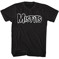 Misfits- Logo on a black shirt