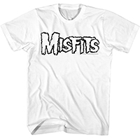 Misfits- Logo on a white shirt