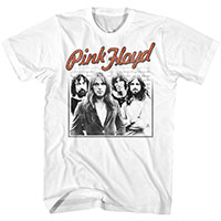 Pink Floyd- Band Pic on a white shirt